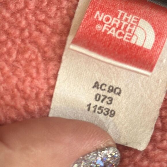 The North Face Denali Girls Full Zip Jacket size XL Gray Pink - Picture 12 of 13